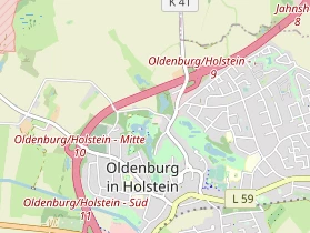 Destinazione dell'escursione sulla carta