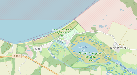 Excursiebestemming op kaart