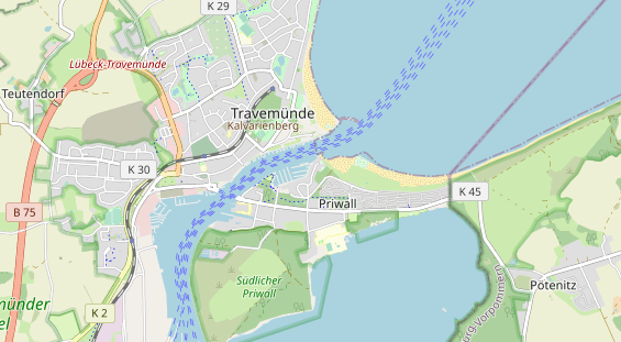 Ausflugsziel auf Karte