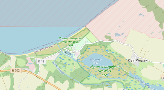 Excursiebestemming op kaart