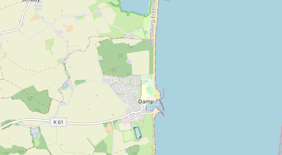 Destination d'excursion sur la carte