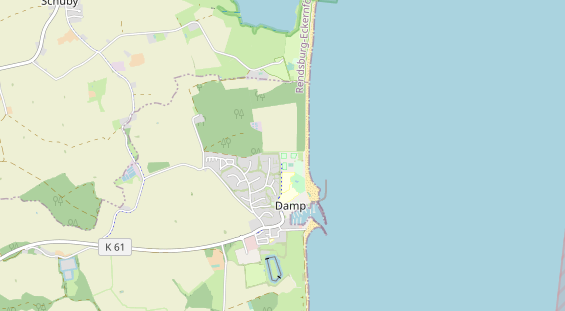 Destination d'excursion sur la carte