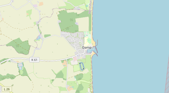 Destination d'excursion sur la carte