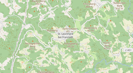 Ausflugsziel auf Karte