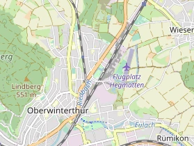 Excursiebestemming op kaart