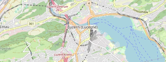 Destination d'excursion sur la carte