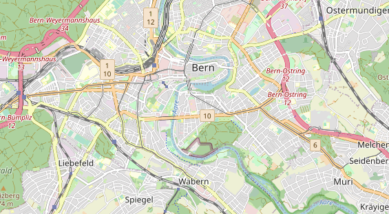 Destination d'excursion sur la carte