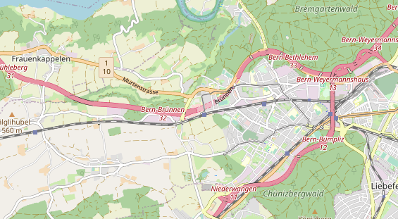 Destinazione dell'escursione sulla carta