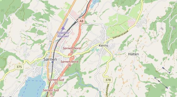 Ausflugsziel auf Karte