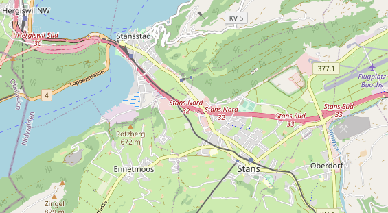 Destinazione dell'escursione sulla carta