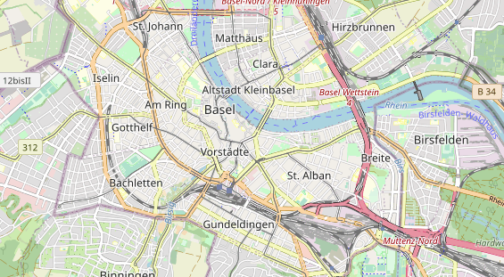 Destination d'excursion sur la carte