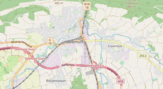 Destinazione dell'escursione sulla carta