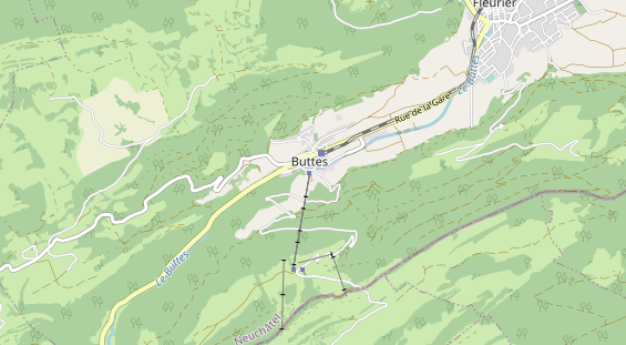 Ausflugsziel auf Karte