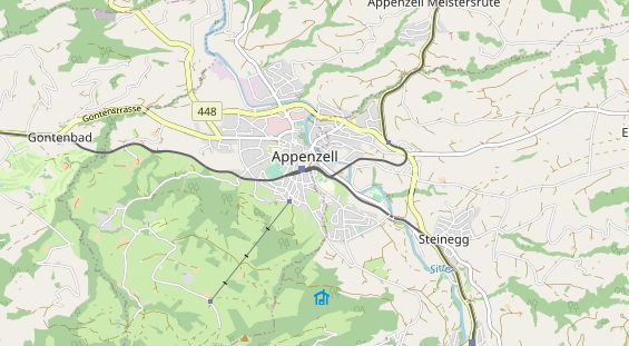 Destination d'excursion sur la carte