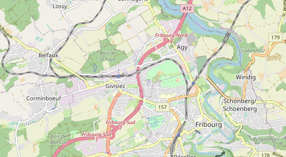 Destinazione dell'escursione sulla carta