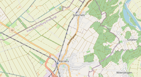 Destinazione dell'escursione sulla carta