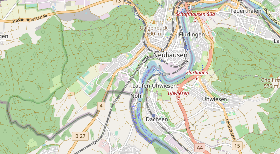 Destination d'excursion sur la carte