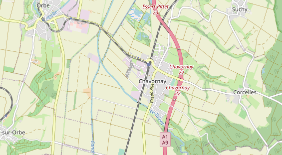 Ausflugsziel auf Karte