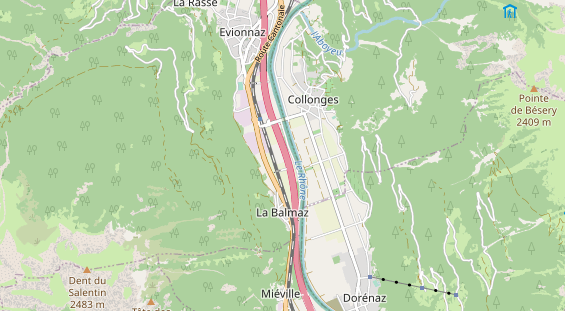 Ausflugsziel auf Karte