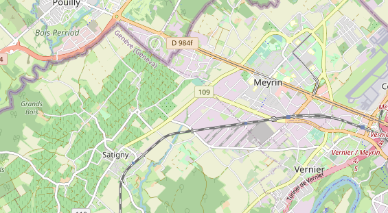 Destinazione dell'escursione sulla carta