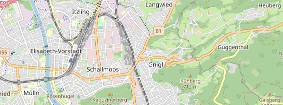 Ausflugsziel auf Karte