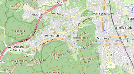 Ausflugsziel auf Karte