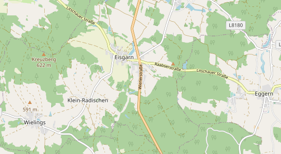 Ausflugsziel auf Karte