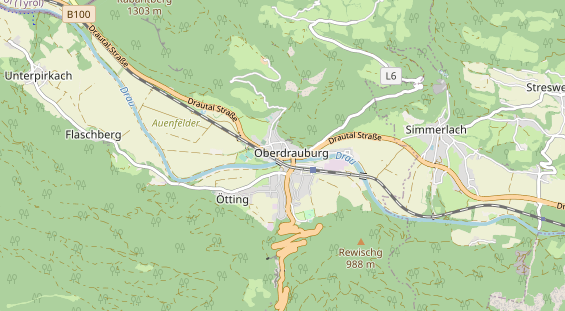 Ausflugsziel auf Karte