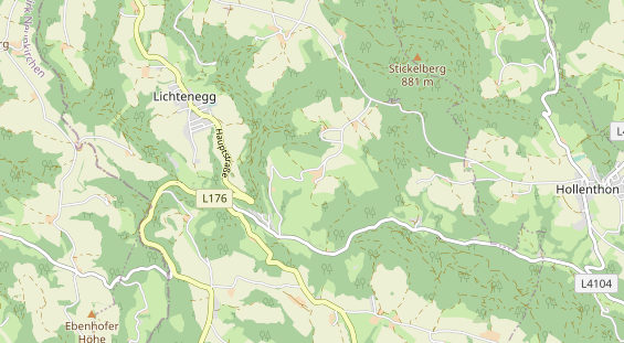 Destination d'excursion sur la carte