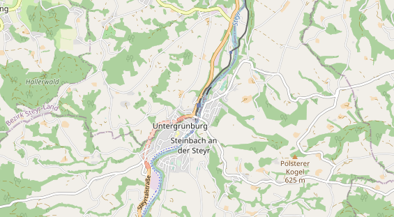 Destinazione dell'escursione sulla carta