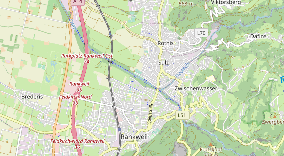 Ausflugsziel auf Karte
