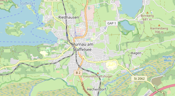 Ausflugsziel auf Karte