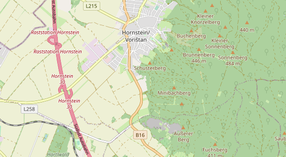 Ausflugsziel auf Karte