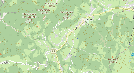 Ausflugsziel auf Karte