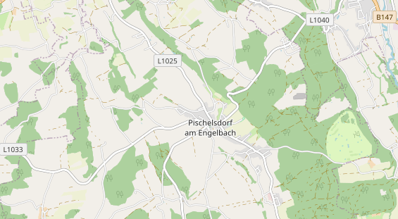 Destination d'excursion sur la carte