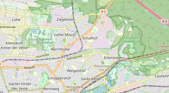 Destination d'excursion sur la carte