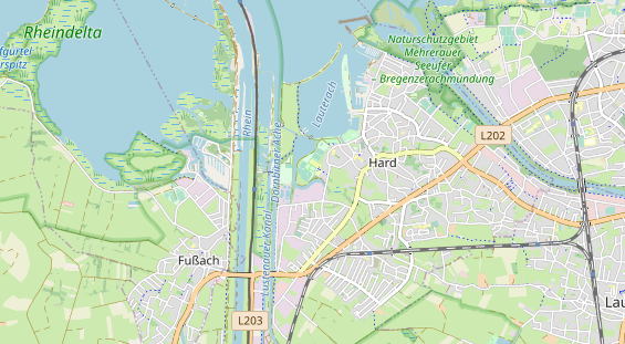 Excursiebestemming op kaart