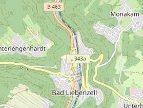 Destination d'excursion sur la carte