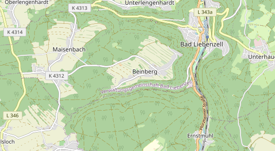 Ausflugsziel auf Karte