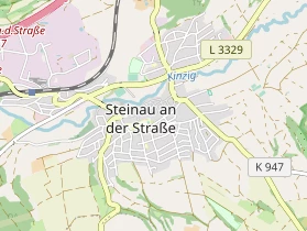 Destination d'excursion sur la carte