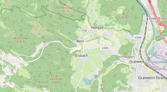 Destination d'excursion sur la carte