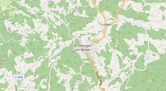 Destinazione dell'escursione sulla carta