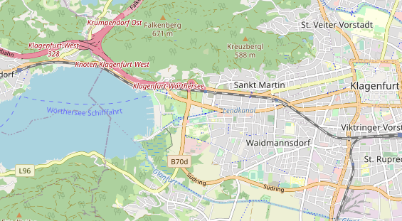 Ausflugsziel auf Karte