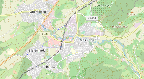 Destinazione dell'escursione sulla carta