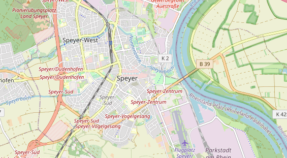 Destinazione dell'escursione sulla carta