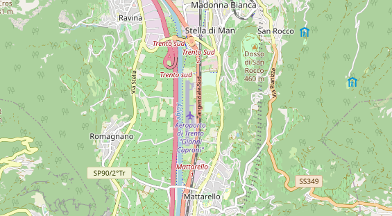 Destination d'excursion sur la carte