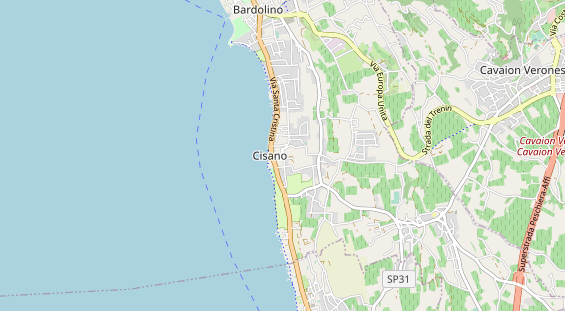 Excursiebestemming op kaart