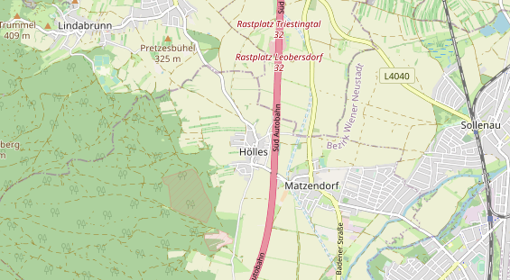 Ausflugsziel auf Karte