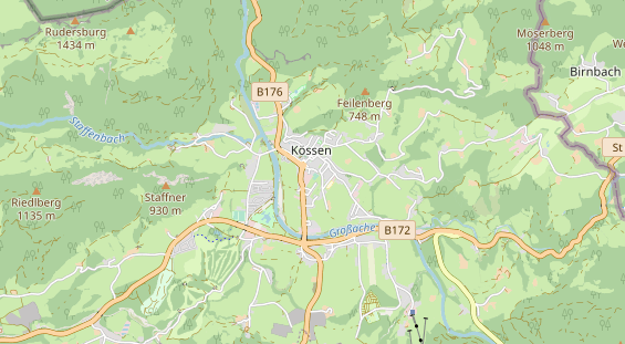 Excursiebestemming op kaart