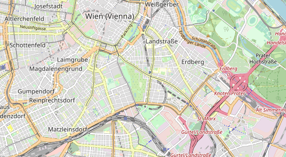 Destination d'excursion sur la carte